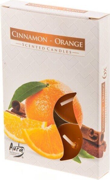 Aura Tuoksulämpikynttilä Cinnamon-Orange