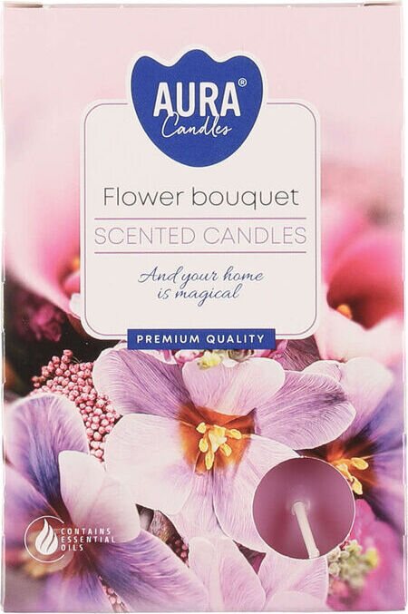 Aura Tuoksulämpikynttilä Flower bouquet