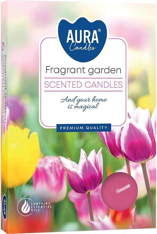 Aura Tuoksulämpikynttilä Fragrant Garden
