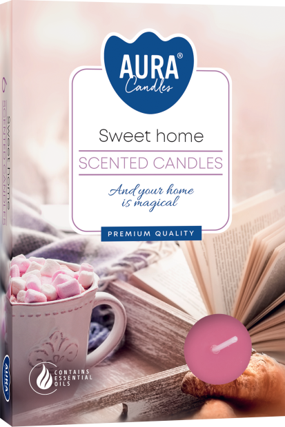 Aura Tuoksulämpikynttilä Sweet Home