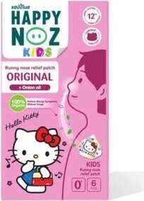 HAPPY NOZ KIDS STICKER FOR KIDS WITH FLU ORIGINAL+ONION OIL (PINK)