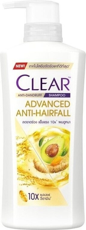CLEAR SHAMPOO 400ml ADVANCED ANTI-HAIRFALL