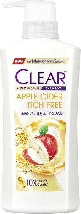 CLEAR SHAMPOO 400ml APPLE CIDER ITCH FREE