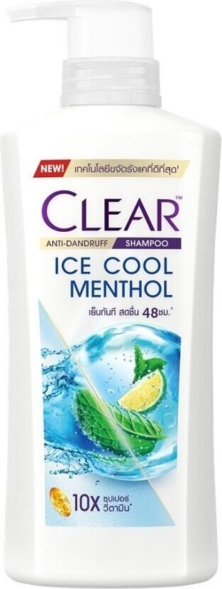 CLEAR SHAMPOO 400ml ICE COOL MENTHOL