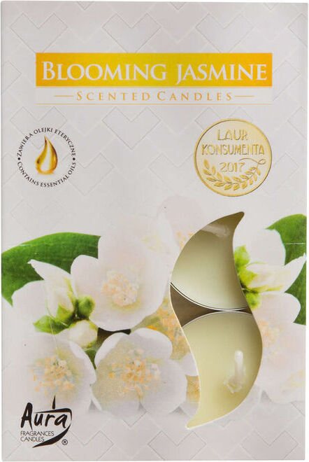 Aura Tuoksulämpikynttilä Blooming jasmine