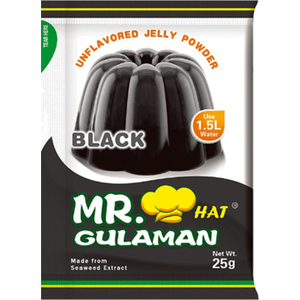 MR. HAT GULAMAN UNFLAVORED GEL (BLACK) 25g