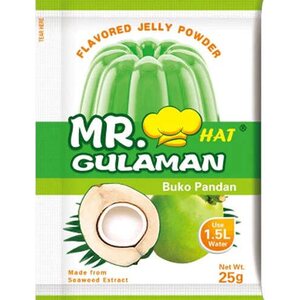 MR. HAT GULAMAN FLAVORED GEL (BUKO PANDAN) 25g