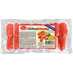 Nida Deep-frozen & cooked ( pork & beef ) Cocktail Hotdog 450g