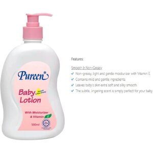 PUREEN BABY LOTION VITAMIN E and PARABEN FREE 500ml