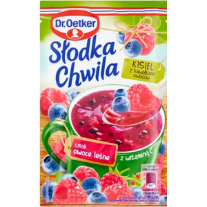 Dr. Oetker Kiisseli hedelmäpaloilla, metsähedelmämaku