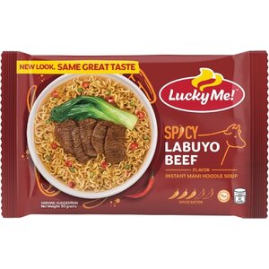 Lucky Me Instant Noodles (Spicy Labuyo Beef)