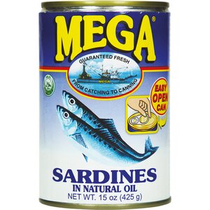 Mega Tuna sardiinit öljyssä 425 g