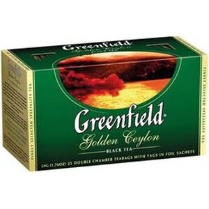 Greenfield Musta tee 25x2g 50g