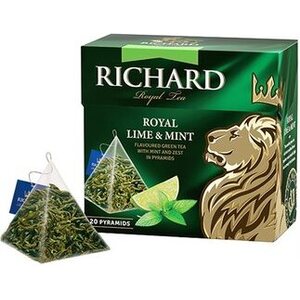 Richard Vihreä tee royal lime ja minttu 20x1,7g 34g