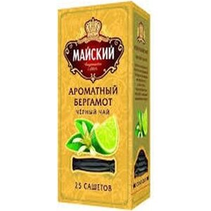 MAISKIJ Musta tee bergamotti 25x2g 50g