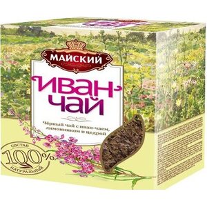 MAISKIJ Musta Ivan-tee sitruuna 50g