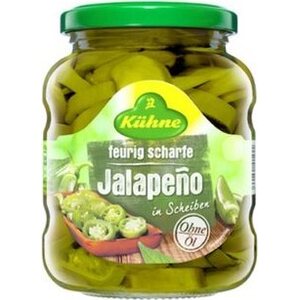 Kuhne Vihreää jalapeno viipaletta 330g