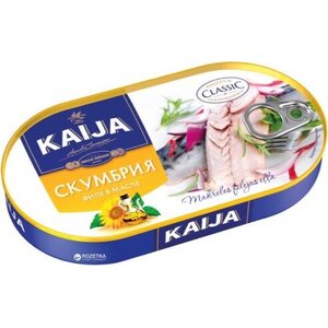 Kaija Makrillifilee öljyssä 170g