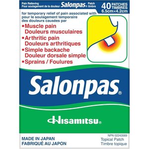 Salonpas Lämpölaastari lihassärkyyn 4O laastari/laatikko