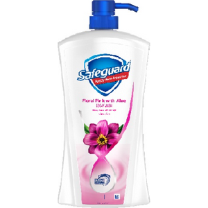 P&G SAFEGUARD FLORAL PINK WITH ALOE ANTIBACTERIAL SHOWER CREAM 550ml