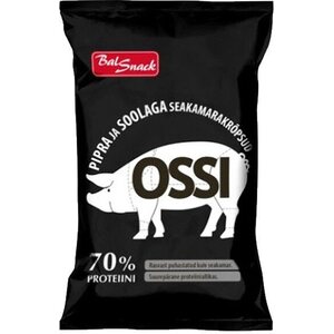 Ballsnack OSSI Sikasipsit pippurilla ja suolalla 40g