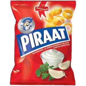 Ballsnack Piraat valkosipuli 60g