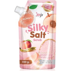 JOJI SILKY SALT SCRUB GLUTATHIONE AND PEACH 350g