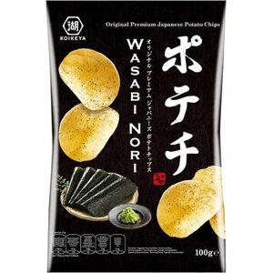 Koikeya Japanese Potato Chips(Wasabi Nori) 100g