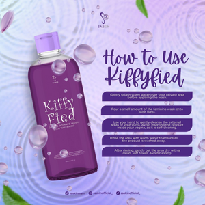 SASKIN KIFFY FIED GENTLE INTIMATE WASH WITH WHITENING 150ml