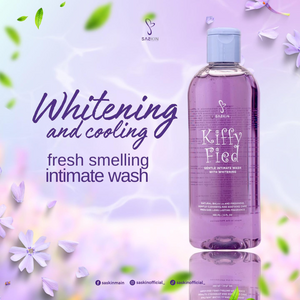 SASKIN KIFFY FIED GENTLE INTIMATE WASH WITH WHITENING 150ml