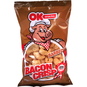 OK Snacks BACON CRISP BARBECUE 75G