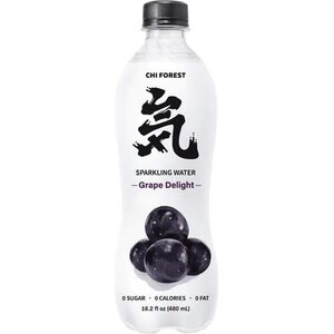 CHI FOREST SPARKLING WATER GRAPES 480ml