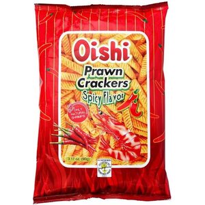 Oishi Prawn Crackers (Spicy)