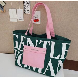 Gentle Woman PAINTED WALL TOTE BAG