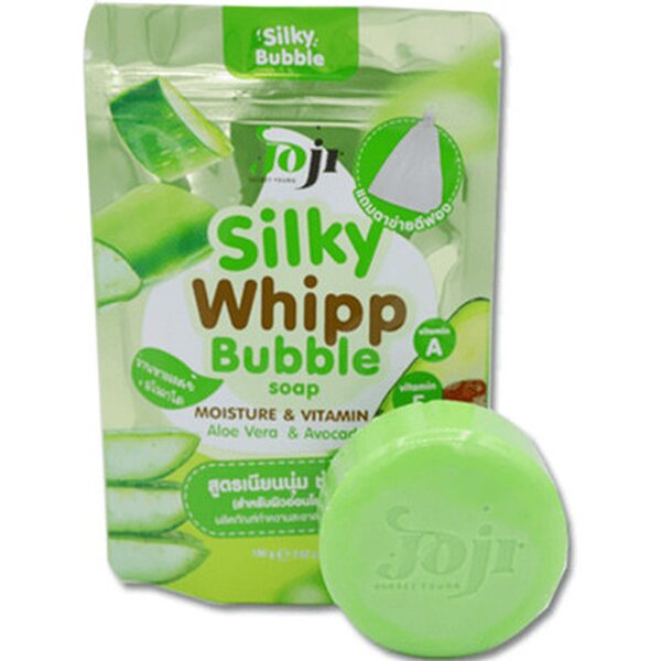 JOJI SILKY WHIPP BUBBLE SOAP MOISTURE AND VITAMIN E (ALOE VERA & AVOCADO)