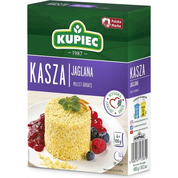 Kupiec Hirssi (laatikko) 4x100g