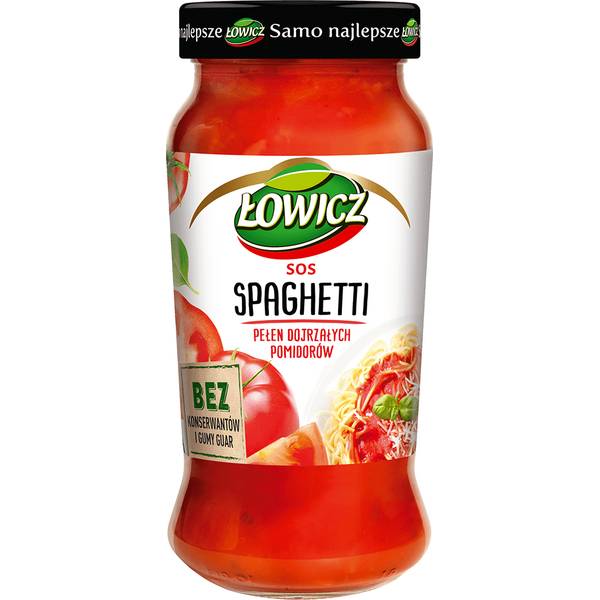 ŁOWICZ Spagettikastikepurkki 350g