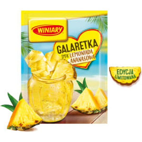 Winiary Ananas-limonadin makuinen hyytelö 47g