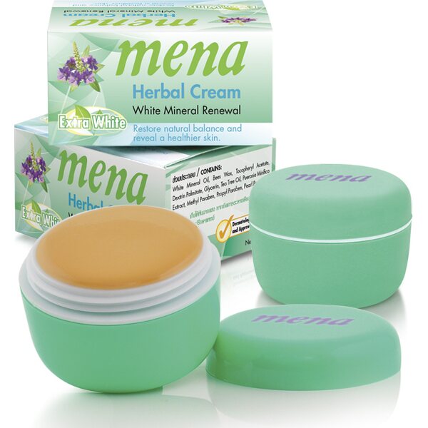 MENA EXTRA WHITE HERBAL CREAM WHITE MINERAL RENEWAL