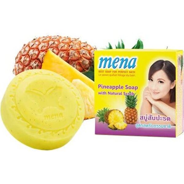 MENA PINEAPPLE SOAP WITH NATURAL SCRUB