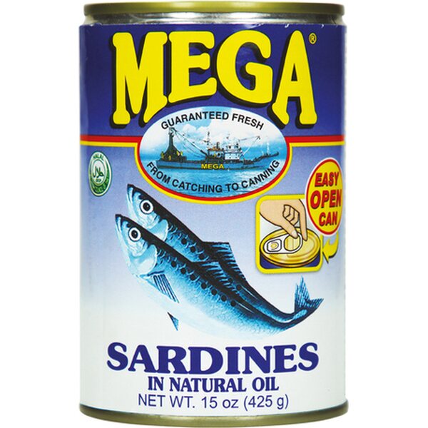 Mega Tuna sardiinit öljyssä 425 g