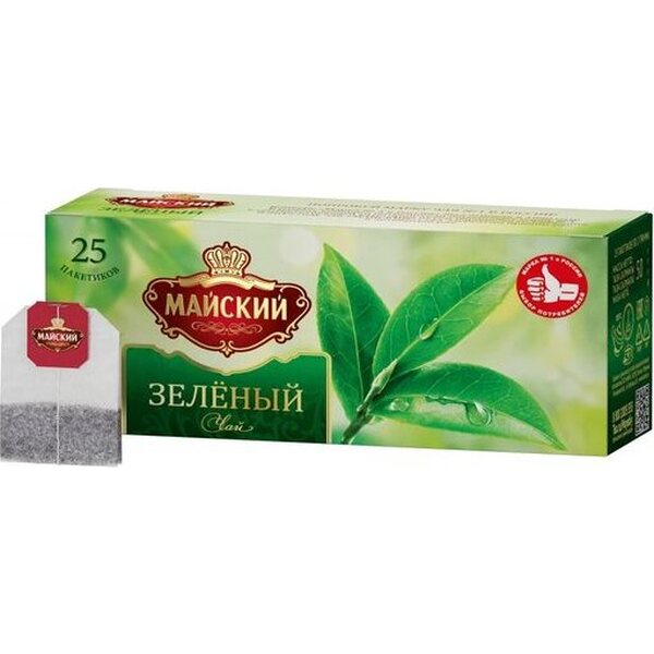 MAISKIJ Vihreä tee 25x2g 50g