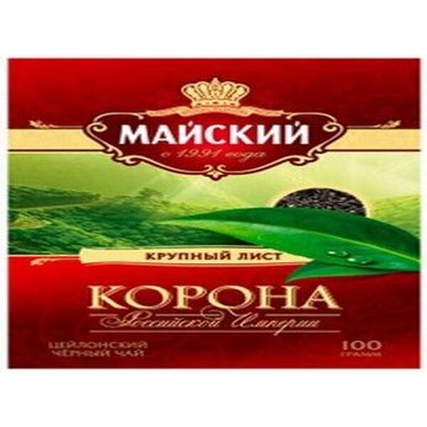 MAISKIJ Musta tee korona 100g