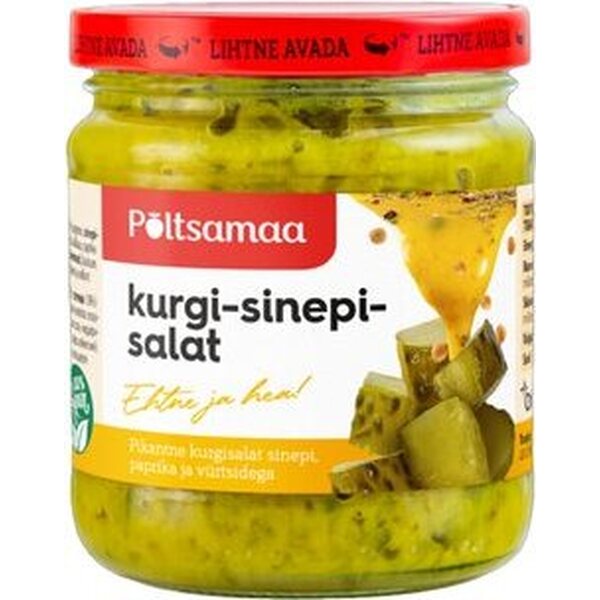 Pöltsamaa Kurkku-sinappisalaatti 280g