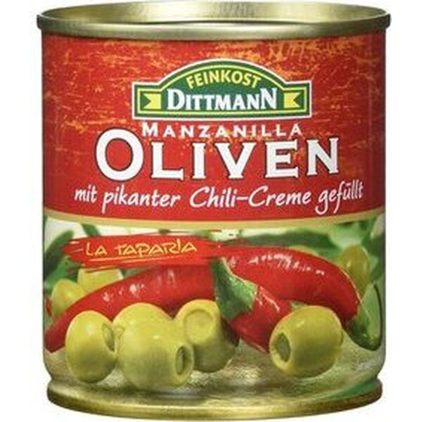 Dittmann Oliivit chilitäyte 200g