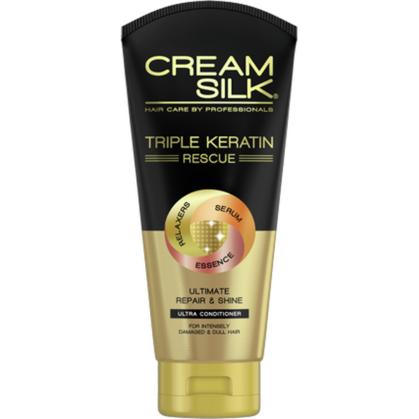 CREAM SILK TRIPLE KERATIN RESCUE ULTIMATE REPAIR AND SHINE