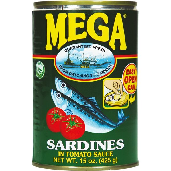 Mega SARDIINIT TOMAATTIKASTIKKEESSA 425 G