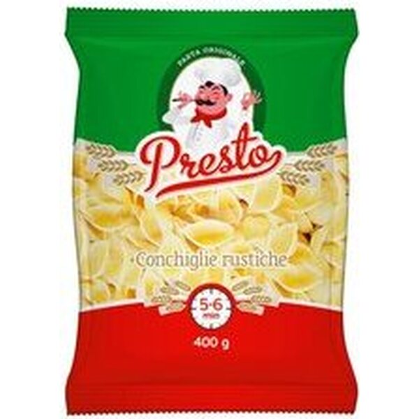 Presto Conchiglie rustiche pasta 400g