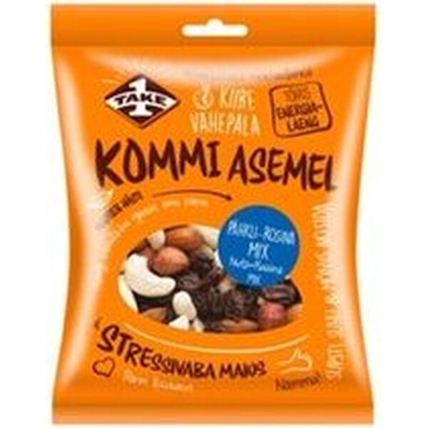 KOMMI ASEMEL Pähkinä ja rusinasekoitus 100g