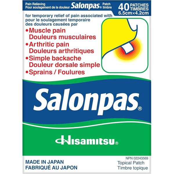 Salonpas Lämpölaastari lihassärkyyn 4O laastari/laatikko